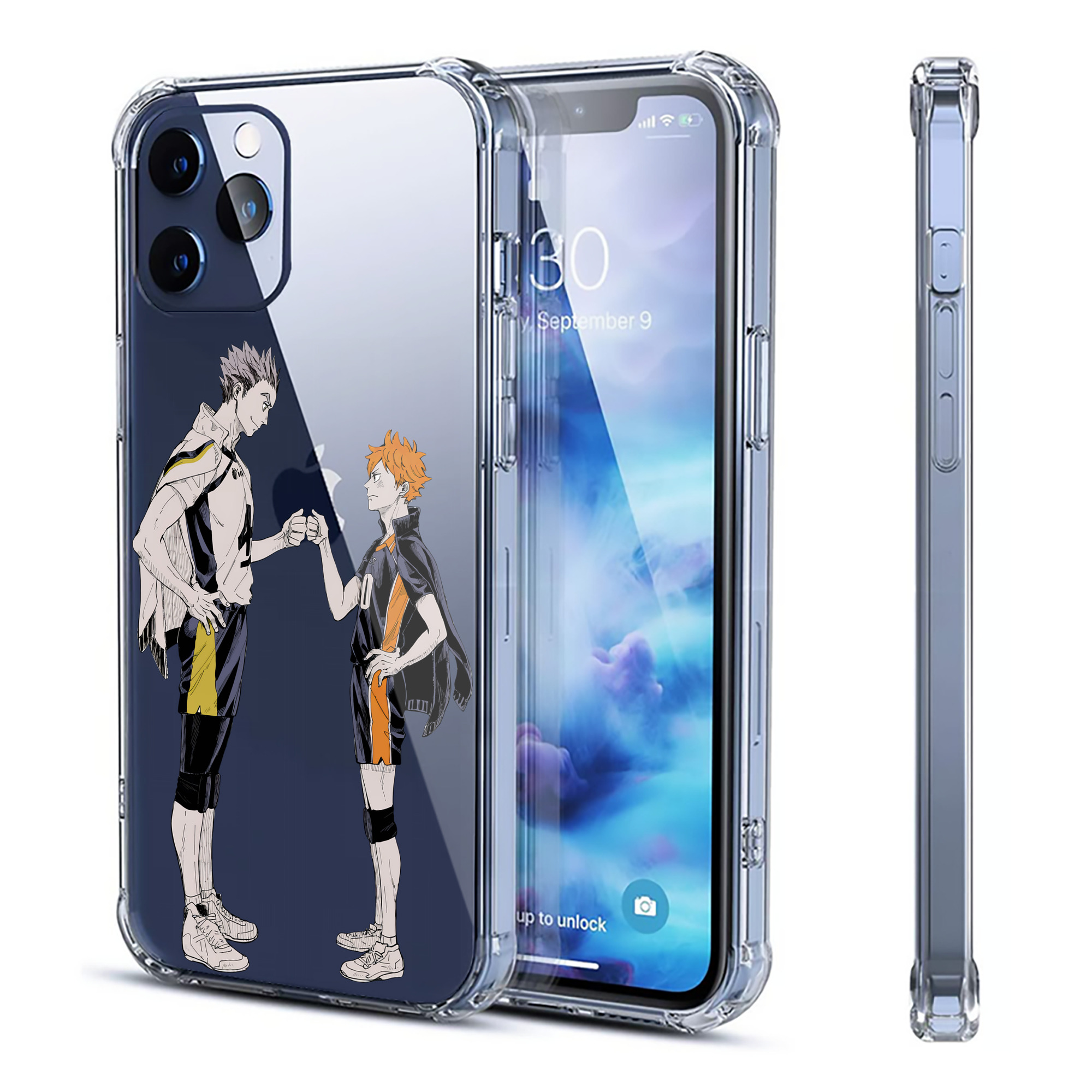 ハイキュー!! Haikyu!! 【iPhone 12シリーズ対応】透明スマホケース（クリアソフトケース）